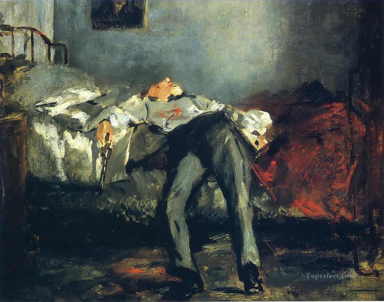 エドゥアール・マネの自殺油絵